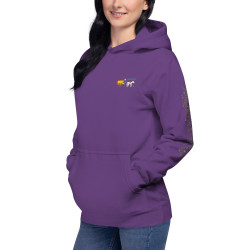 Sudadera con Capucha Premium Unisex Lila