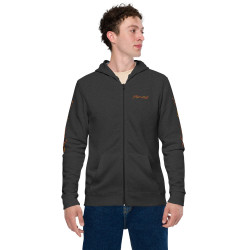 Unisex basic zip hoodie Iris