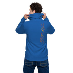 Unisex basic zip hoodie Iris