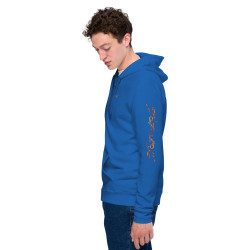 Sudadera con capucha y cremallera unisex Iris