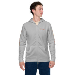 Unisex basic zip hoodie Iris