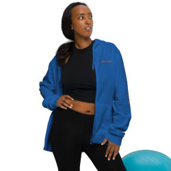 Unisex basic zip hoodie Iris