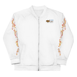 Unisex Bomber Jacket Iris