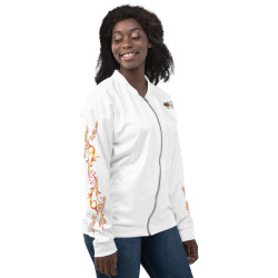 Unisex Bomber Jacket Iris