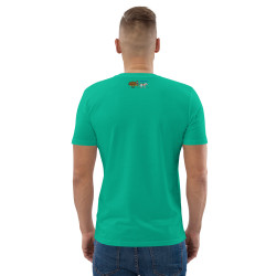 Camiseta de algodón orgánico unisex Live Fast N