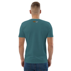 Camiseta de algodón orgánico unisex Live Fast N