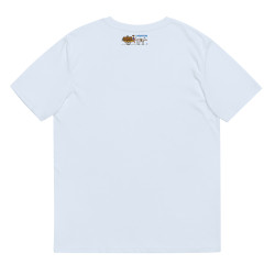 Camiseta de algodón orgánico unisex Loro Fractal