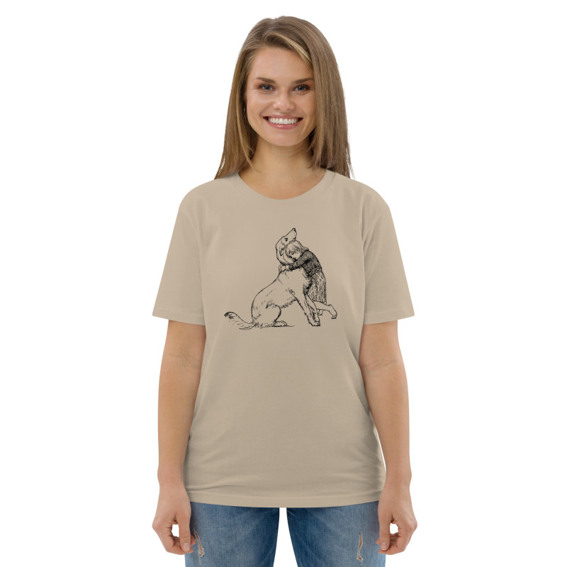 Unisex organic cotton t-shirt The Hug N