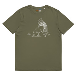 Camiseta de algodón orgánico unisex El Abrazo B