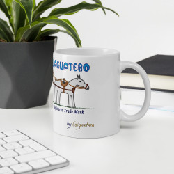 Taza blanca brillante L’Aguatero