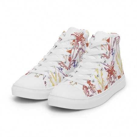 Woman’s high top canvas shoes Arabalies