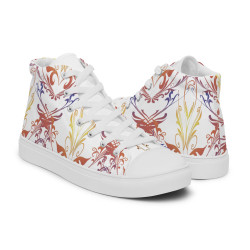 Zapatillas de lona de caña alta para muje Arabalies