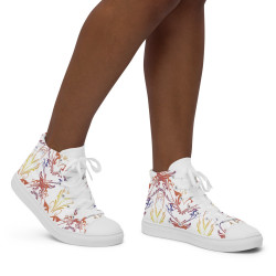 Zapatillas de lona de caña alta para muje Arabalies