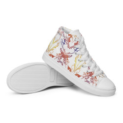 Zapatillas de lona de caña alta para muje Arabalies