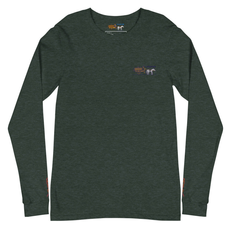 Unisex Long Sleeve Tee Iris