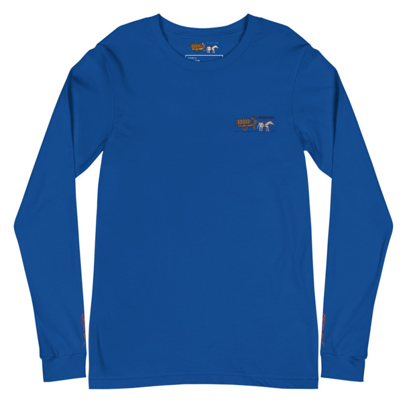 Unisex Long Sleeve Tee Iris