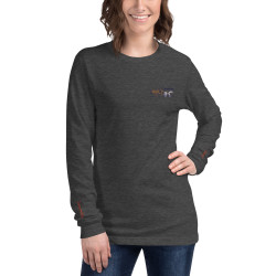 Unisex Long Sleeve Tee Iris