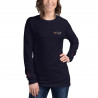 Unisex Long Sleeve Tee Iris