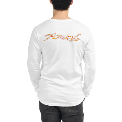 Unisex Long Sleeve Tee Iris