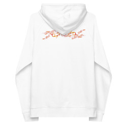 Unisex eco raglan hoodie Iris