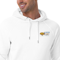 Unisex eco raglan hoodie Iris