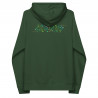 Unisex eco raglan hoodie Petunia