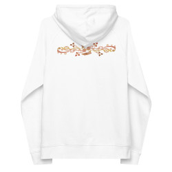 Sudadera con capucha raglan eco unisex Alelí