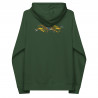 Sudadera con capucha raglan eco unisex Mariposa