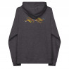 Sudadera con capucha raglan eco unisex Mariposa