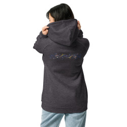 Unisex eco raglan hoodie Silene