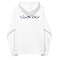 Unisex eco raglan hoodie Silene