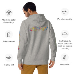 Sudadera con Capucha Premium Unisex Camelia