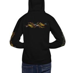 Sudadera con Capucha Premium Unisex Mariposa