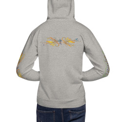 Sudadera con Capucha Premium Unisex Mariposa