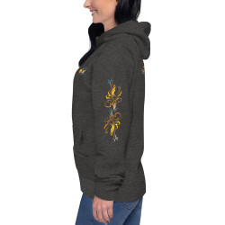 Sudadera con Capucha Premium Unisex Mariposa